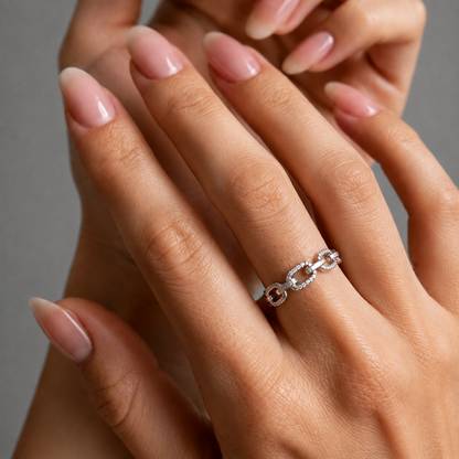Liané | Crystal Link Ring