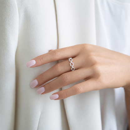 Liané | Crystal Link Ring
