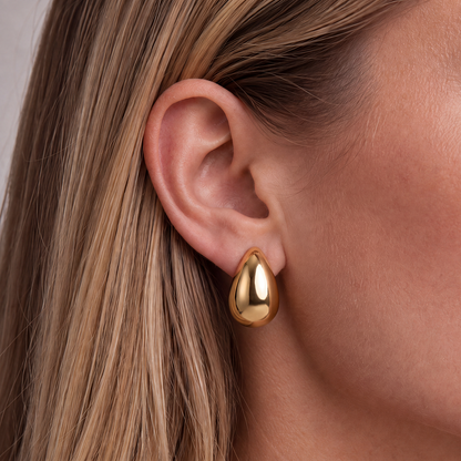 Liané | Dome Drop Earrings