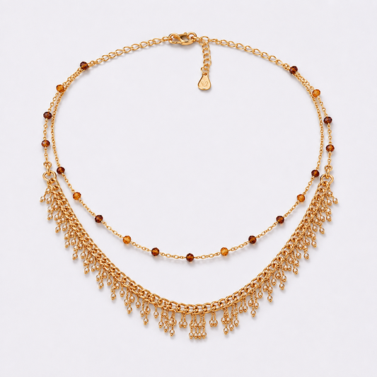 Liané | Layered Fringe Necklace