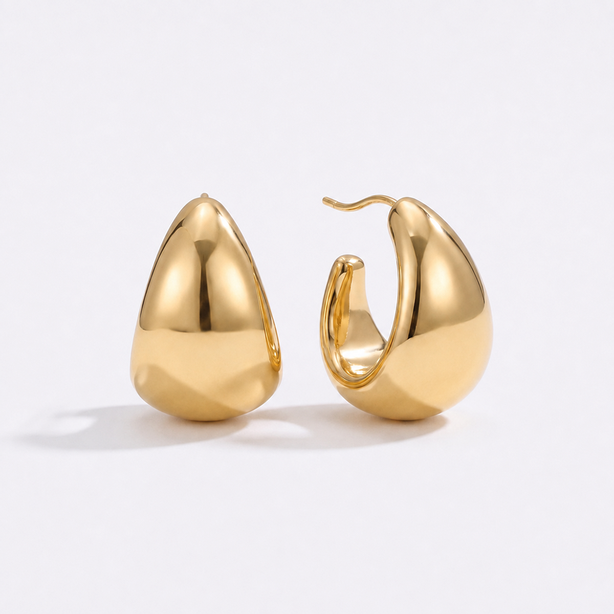 Liané | Dome Drop Earrings