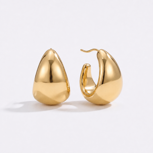 Liané | Dome Drop Earrings