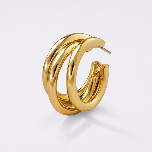 Liané | Triple Row Hoops