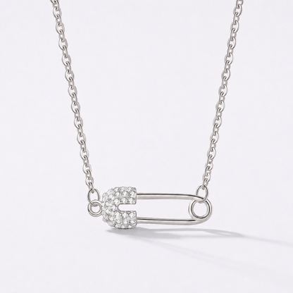 Liané | Pavé Pin Necklace