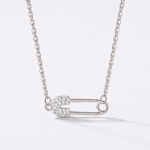 Liané | Pavé Pin Necklace