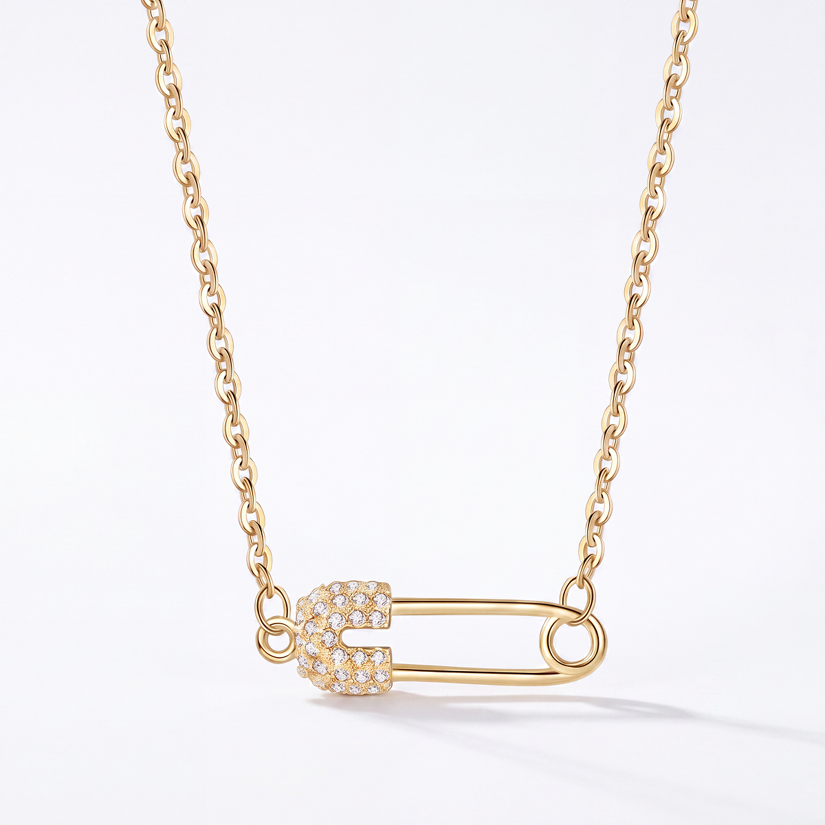 Liané | Pavé Pin Necklace